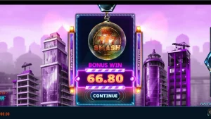 Tampilan visual slot 777 Smash dengan tema konstruksi dan bola penghancur